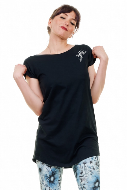 Legging & Robe T-shirt Blue Paradise Bird – Offre combinée