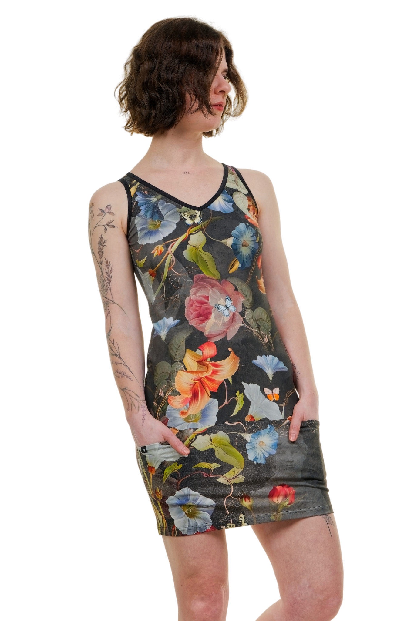 Tank Kleid Bloomy Fairytale Baumwolle