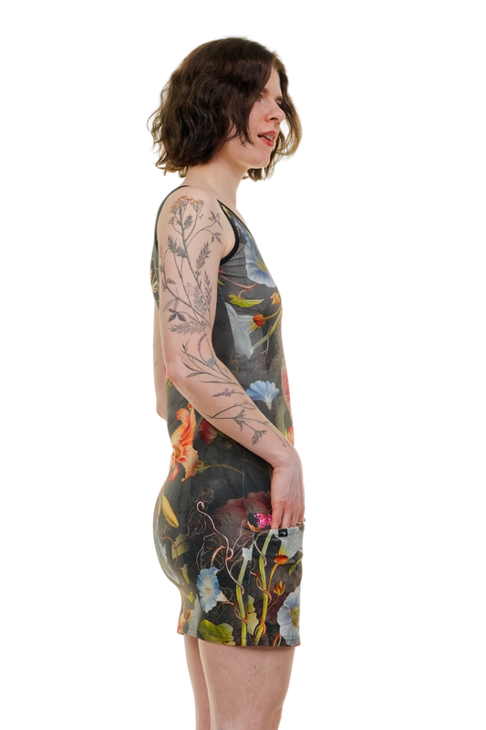Tank Dress Bloomy Fairytale Cotton