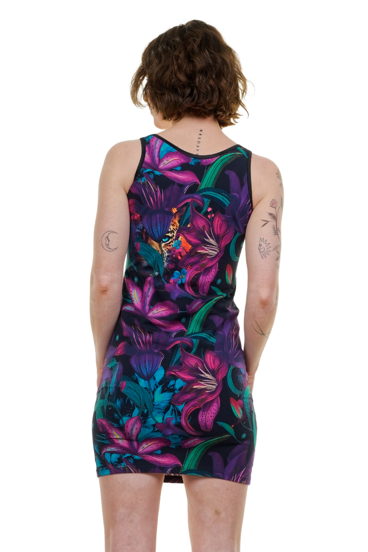 Tank Kleid Kitty in the Jungle Baumwolle