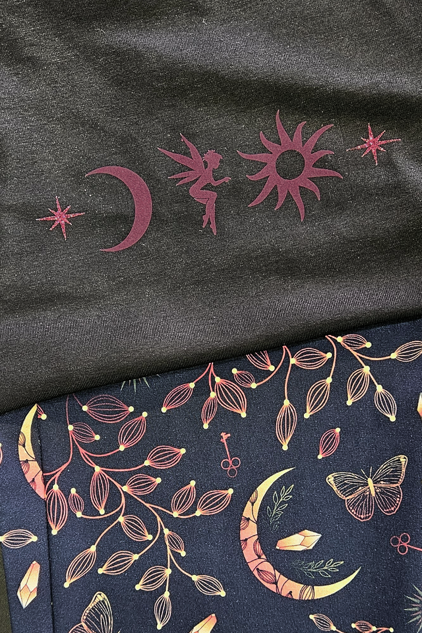 Offre combinée leggings et robe-tunique Night Element