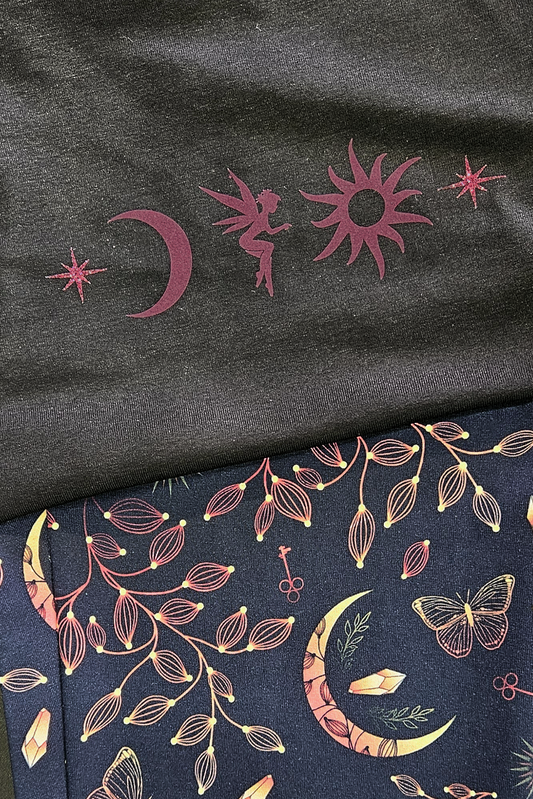 Offre combinée leggings et robe-tunique Night Element