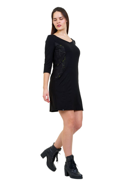 SALE Magic 3/4 Jersey Kleid Blattwerk -