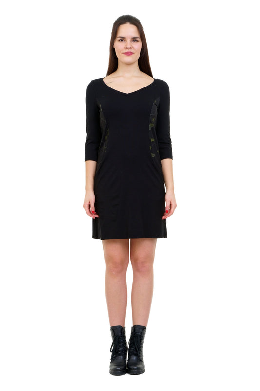 SALE Größe M Magic 3/4 Jersey Kleid  blattwerk