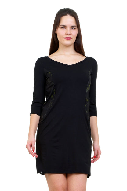 SALE Größe S Magic 3/4 Jersey Kleid  blattwerk