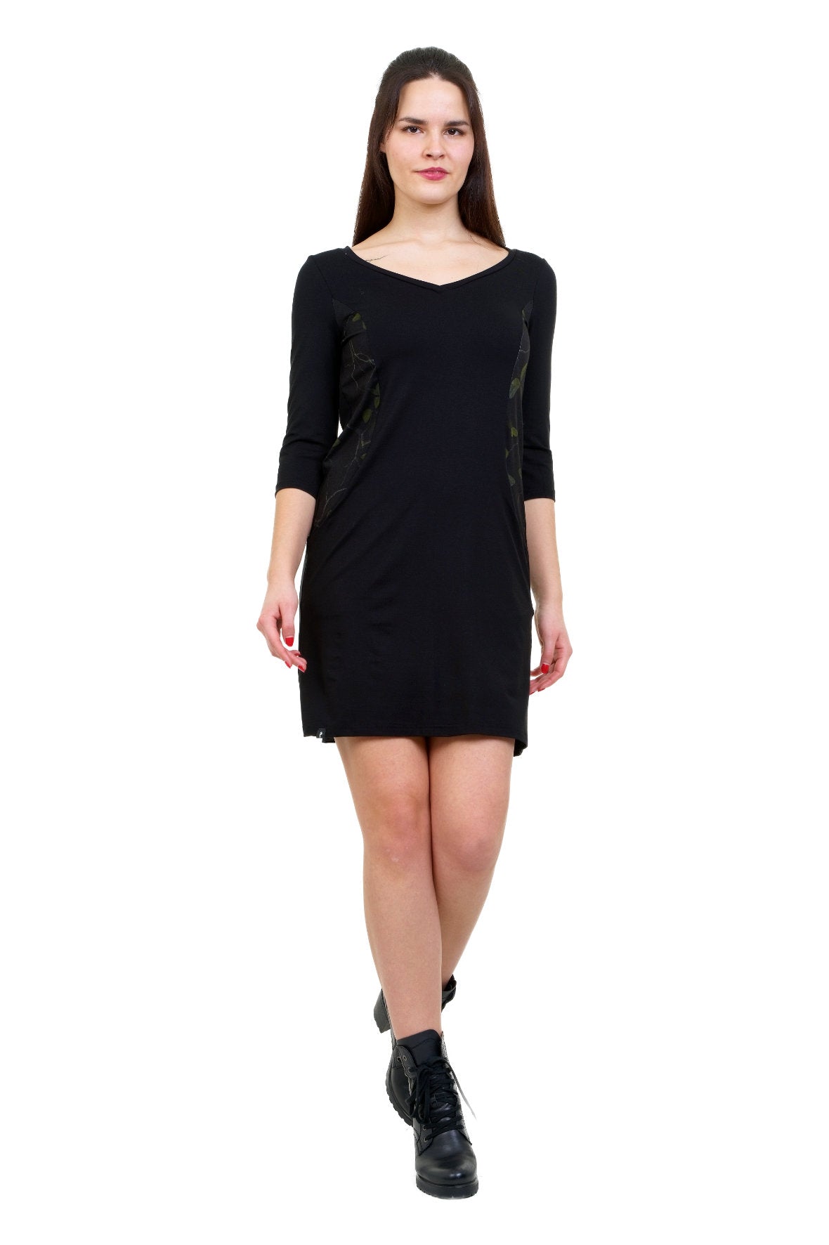 SALE Größe S Magic 3/4 Jersey Kleid  blattwerk