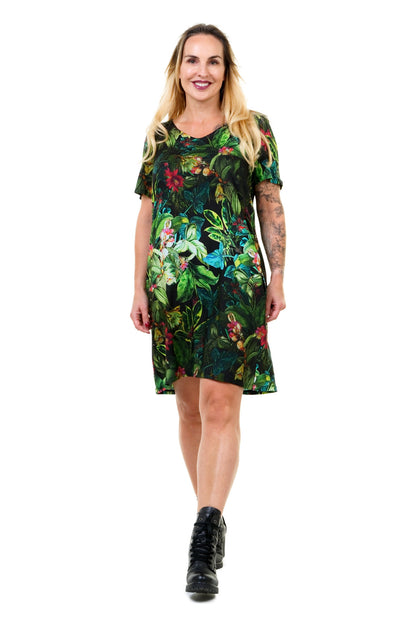 Webkleid Sommertraum Mystic Jungle