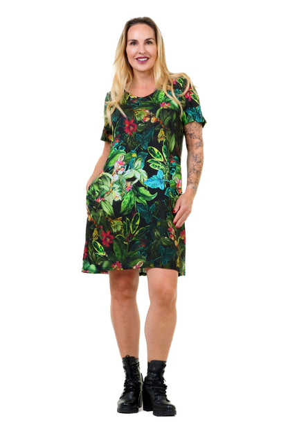 Webkleid Sommertraum Mystic Jungle