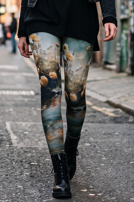 Cool Days Leggings Teichrose – Detailansicht