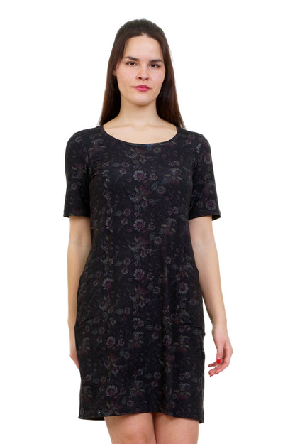 Cloud Dress Fire Flower – Robe décontractée en jersey avec poches -