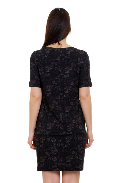 Cloud Dress Fire Flower – Robe décontractée en jersey avec poches -