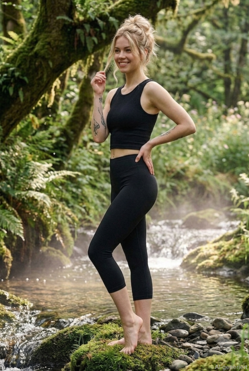 Capri Leggins schwarz