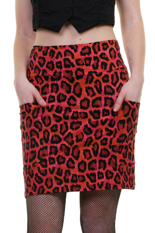 Mini Rock fancy mit Taschen fesche Mieze