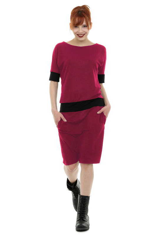 SOLDES Taille XL Robe Chauve-Souris Noire Mystic Rose