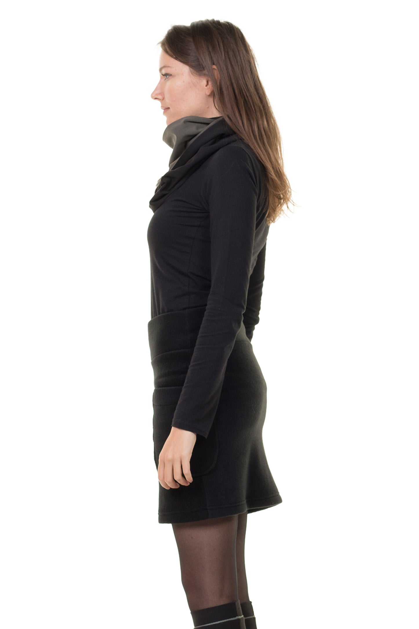 Fleece skirt black