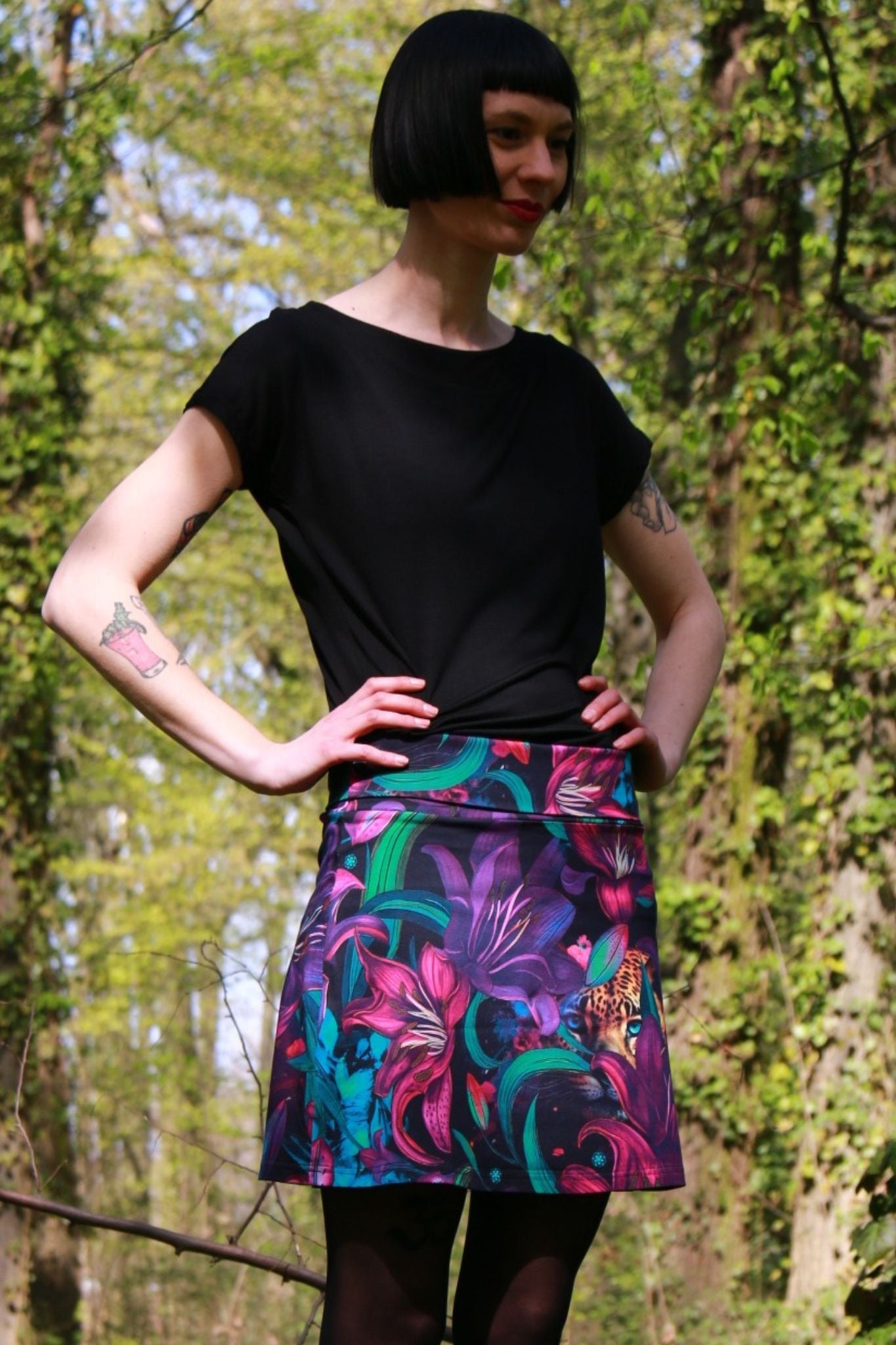 Elven skirt bloomy fairytale