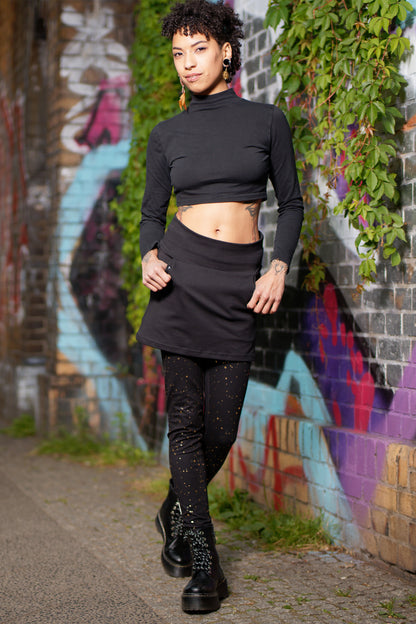 kurzer rock mit taschen