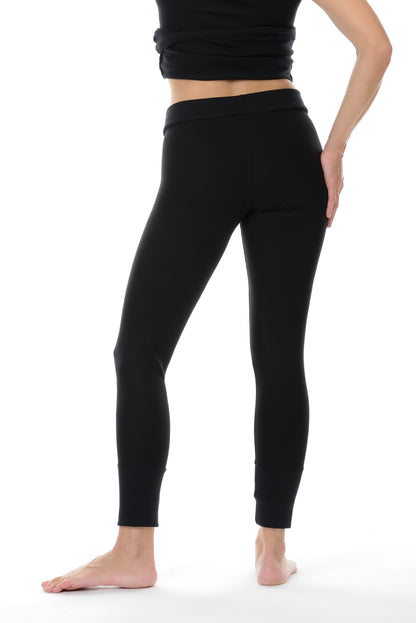 Leggings Baumwolle schwarz