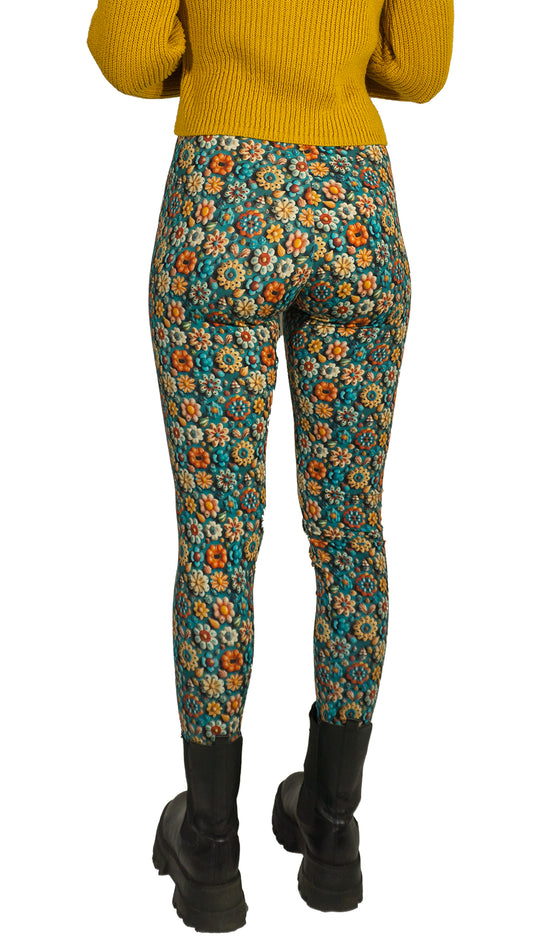 SALE Size S Leggings Happy Peacock