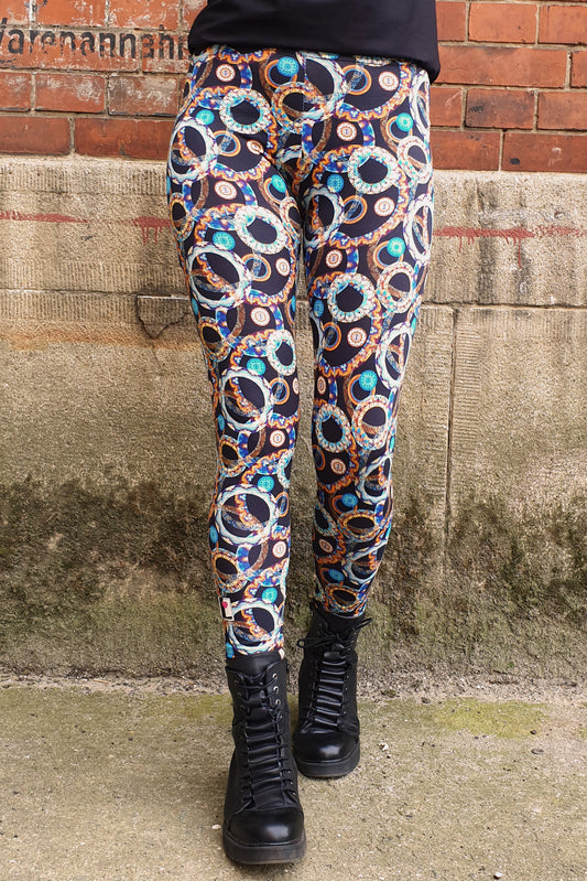 SALE Size S Leggings Happy Peacock