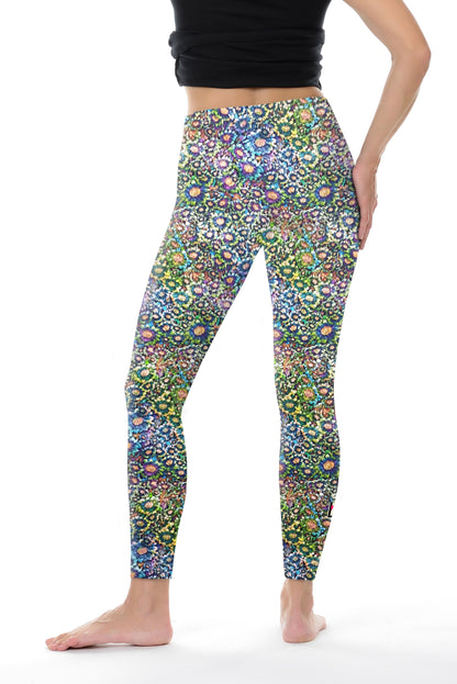 SALE Größe XS  Leggins Love flauschi Flower