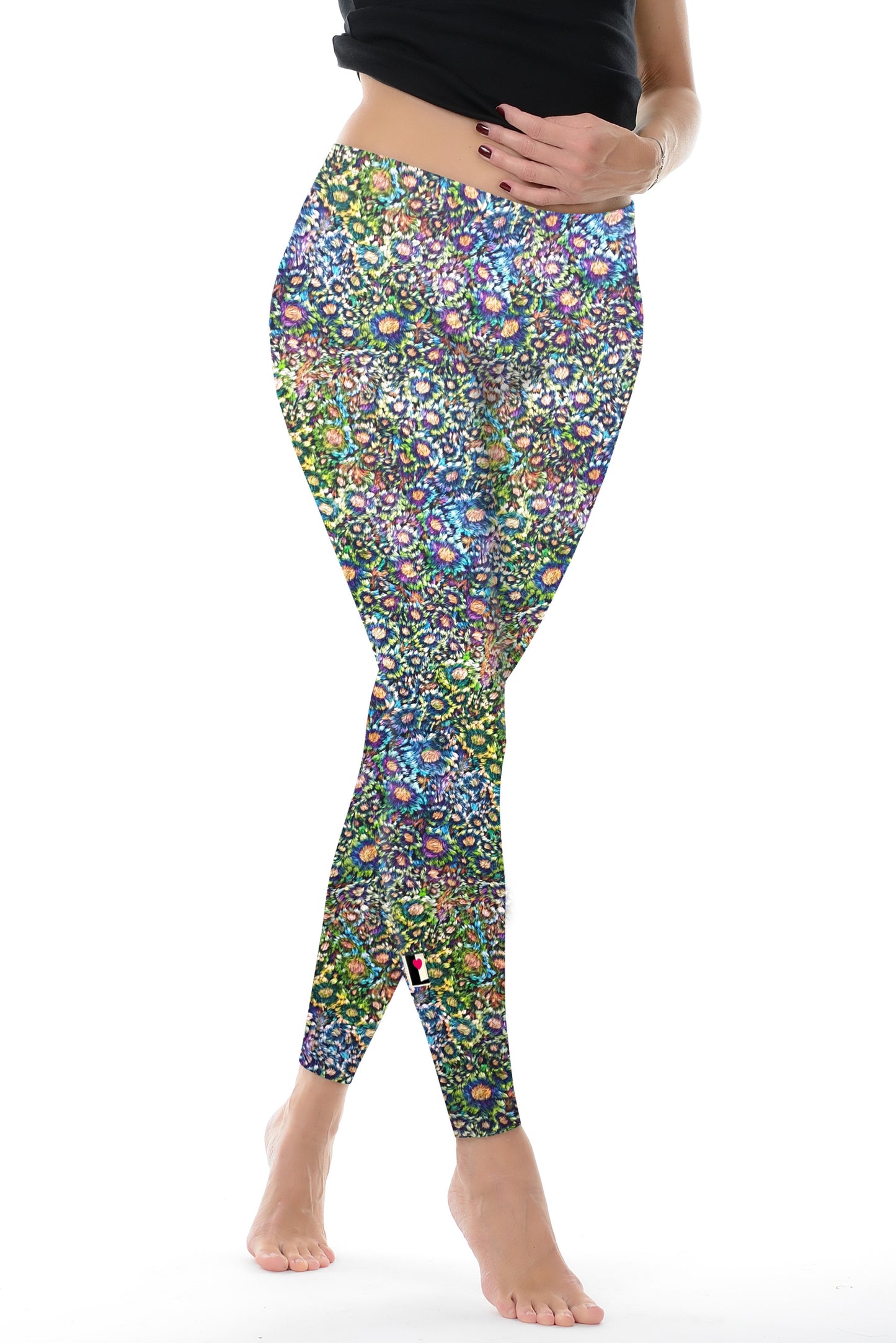 SALE Größe XS  Leggins Love flauschi Flower