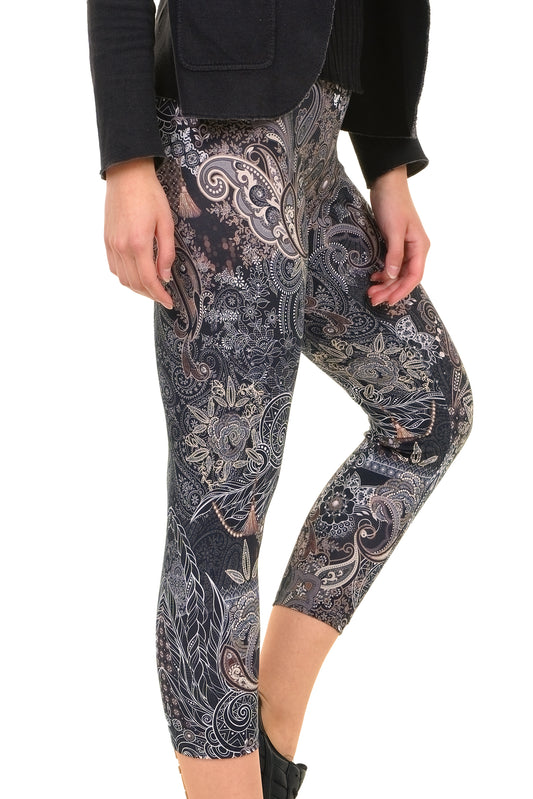 SALE Größe L  Capri Leggins orient
