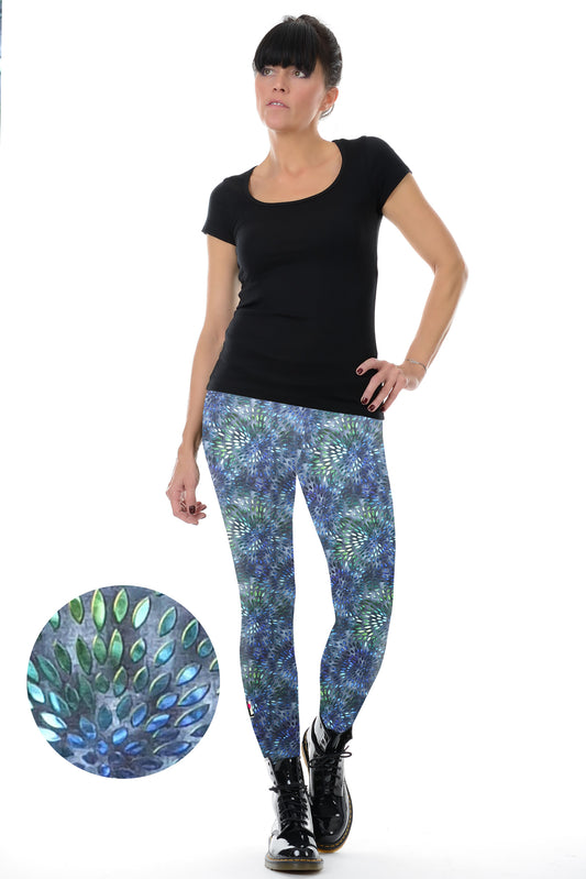 SALE Größe S Leggins Love  blue drops