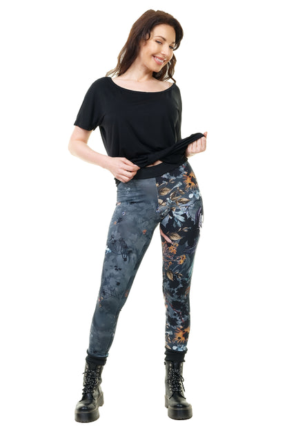 Leggings Baumwolle Eisblume