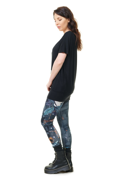 Leggings Baumwolle Eisblume