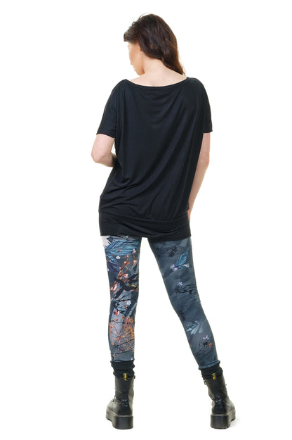 Leggings Baumwolle Eisblume