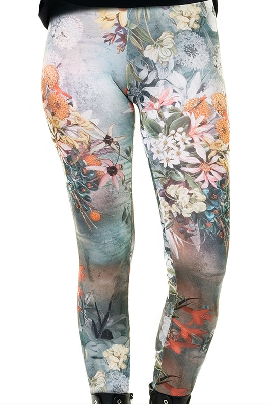 SALE Größe XS 3Elfen Leggings Blütenpracht