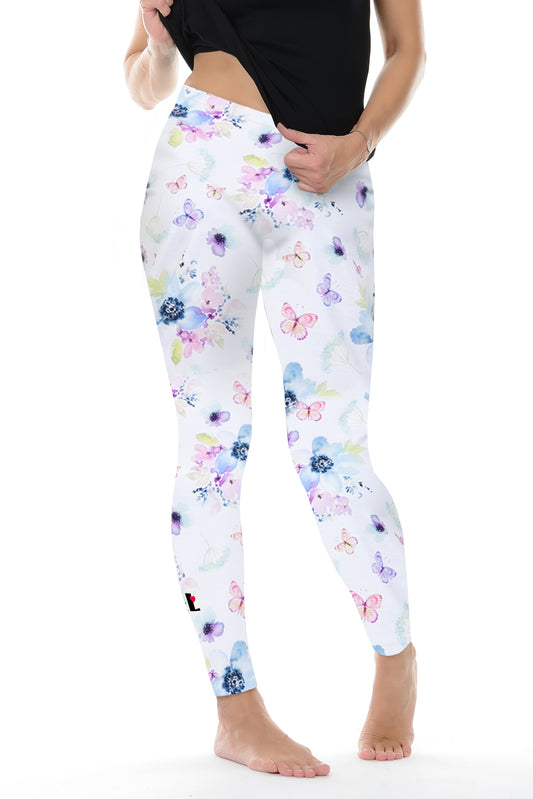 SALE Größe L 3Elfen Leggins Aquarell