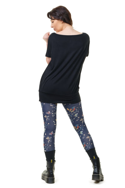 SALE Size S 3Elfen Leggings grunge blue