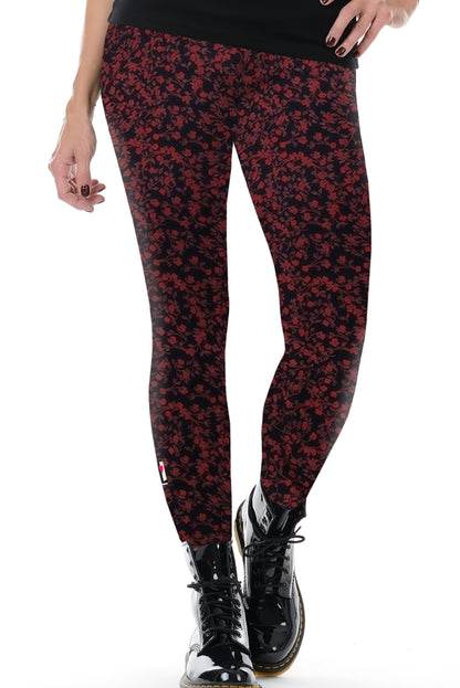 SALE Größe L Leggins Love red flower