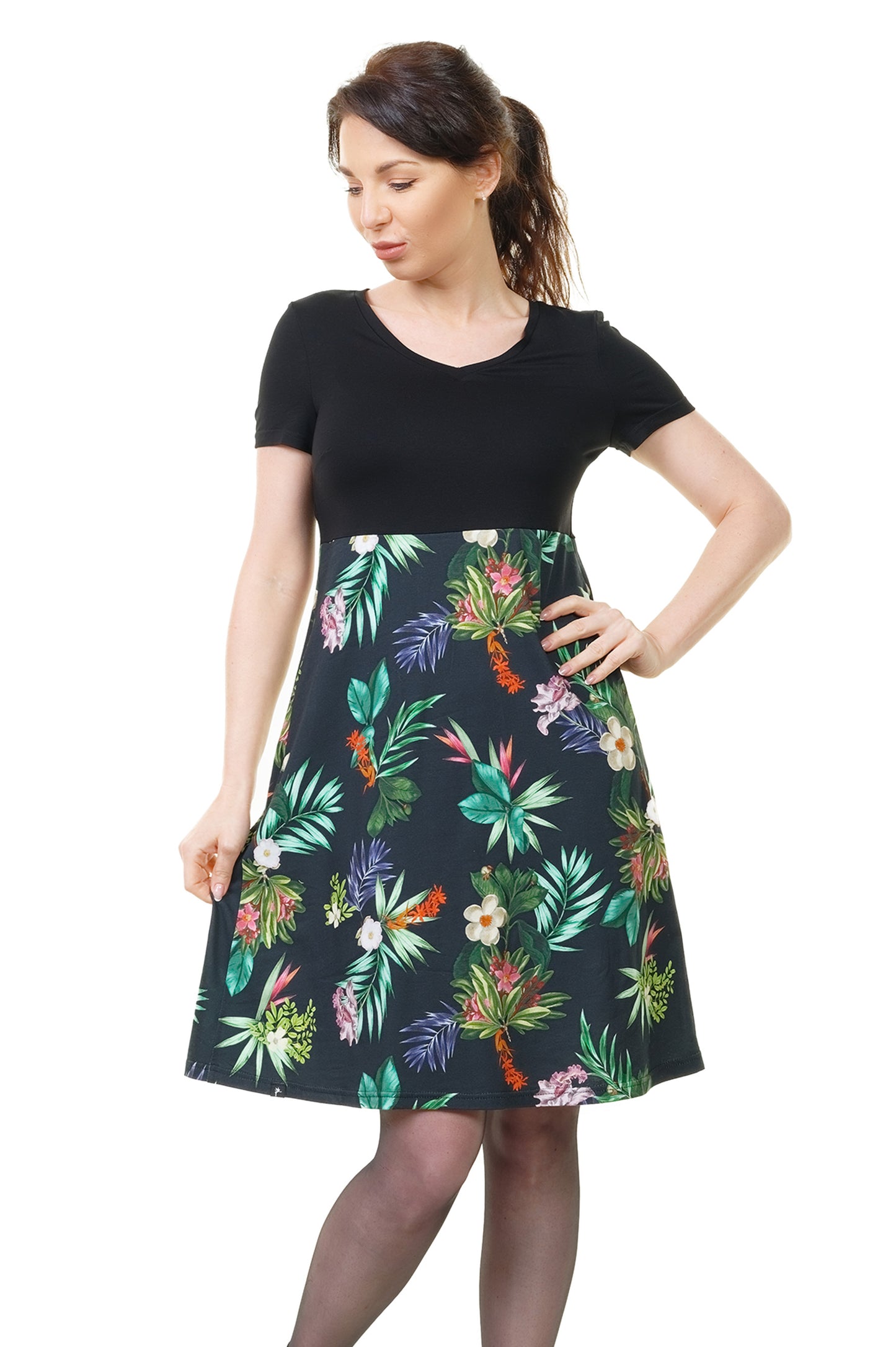 SALE Größe S Lilly Kleid schwarz Tropic