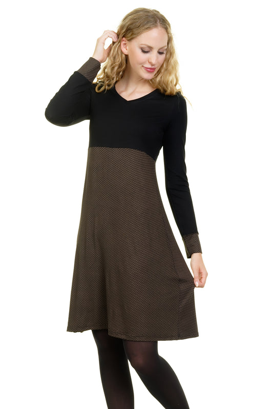 Lilly Long Dress Black Chestnut