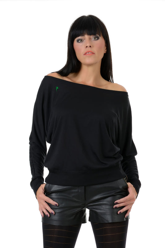 SALE Größe L Longsleeve Logo Elfe grün