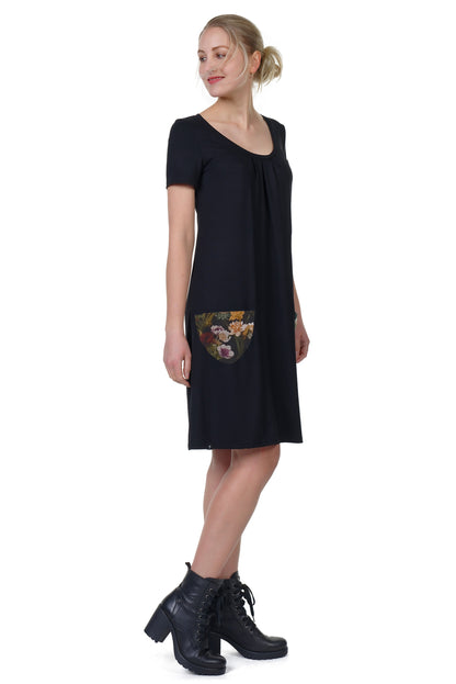 Lottikleid schwarz