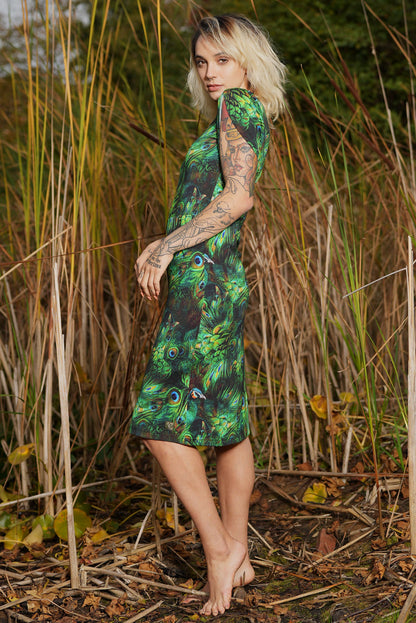 Peacock dress