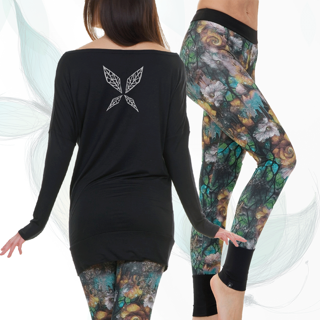 Offre combinaison leggings baroques et robe longue