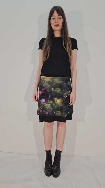 Jupe double Flora Fantasia