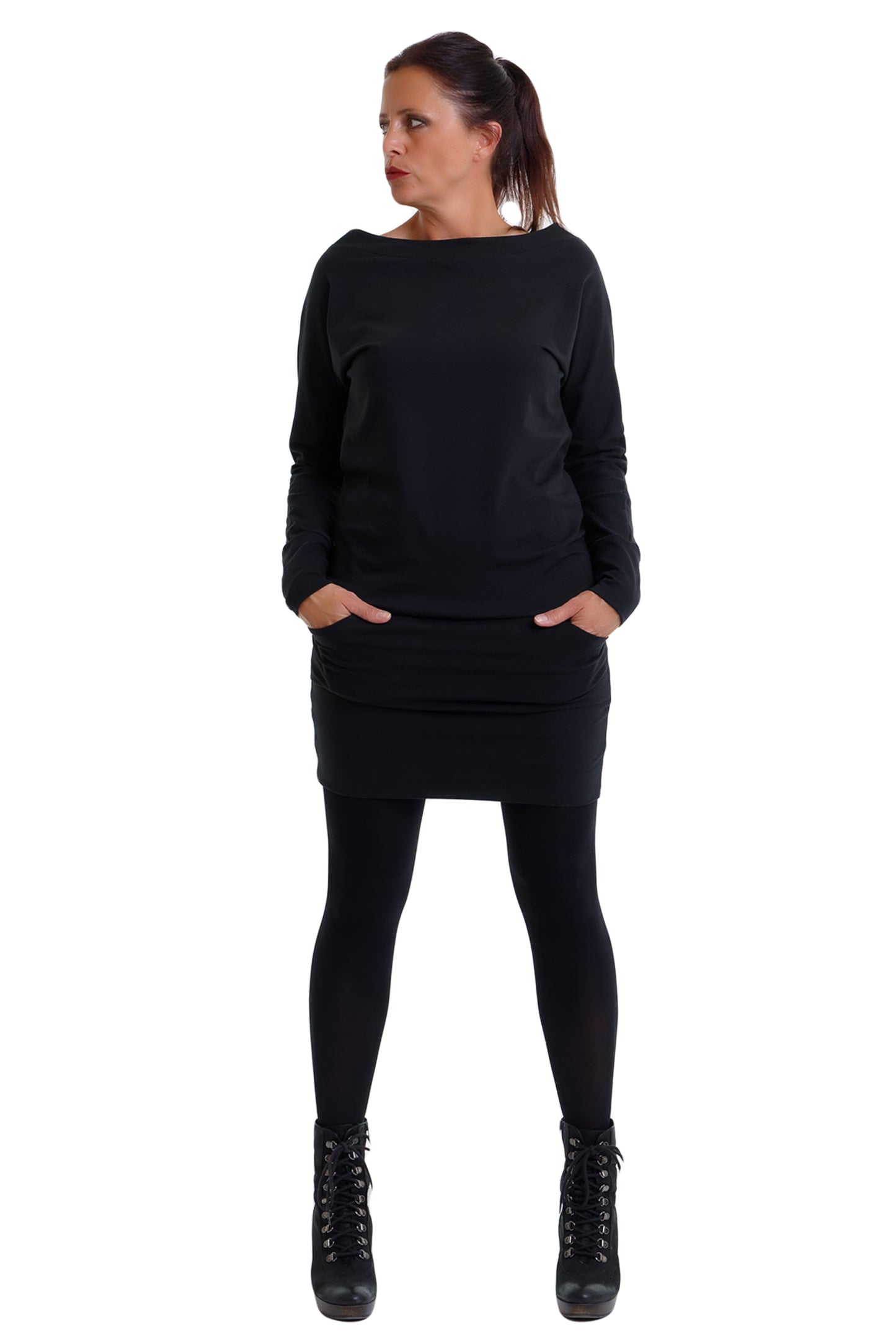 SALE Größe s Pulloverkleid schwarz
