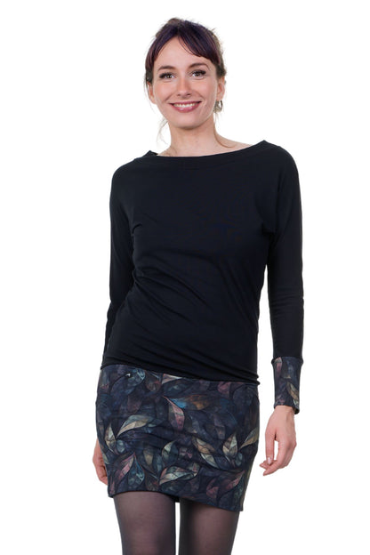 Pulloverkleid Kleid schwarz black Diamond