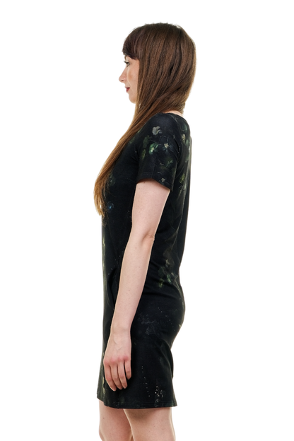 Jersey Kleid Relaxed Dunkelelfen
