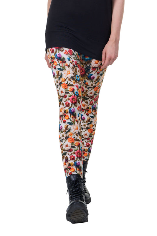 SALE  Größe XS Leggings Strickblume