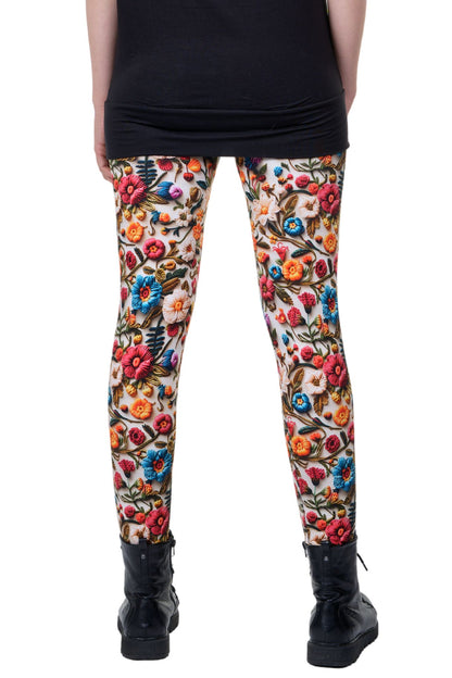 SALE  Größe XS Leggings Strickblume