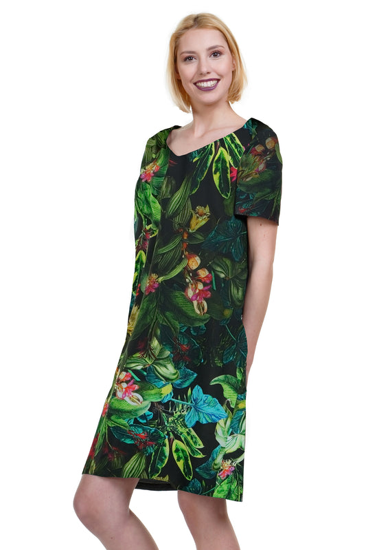 Webkleid Sommertraum Mystic Jungle